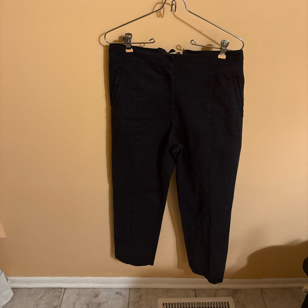 LAST CHANCE | Tory Burch Navy Trousers